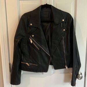 Blank NYC Faux Leather Moto Jacket - like new